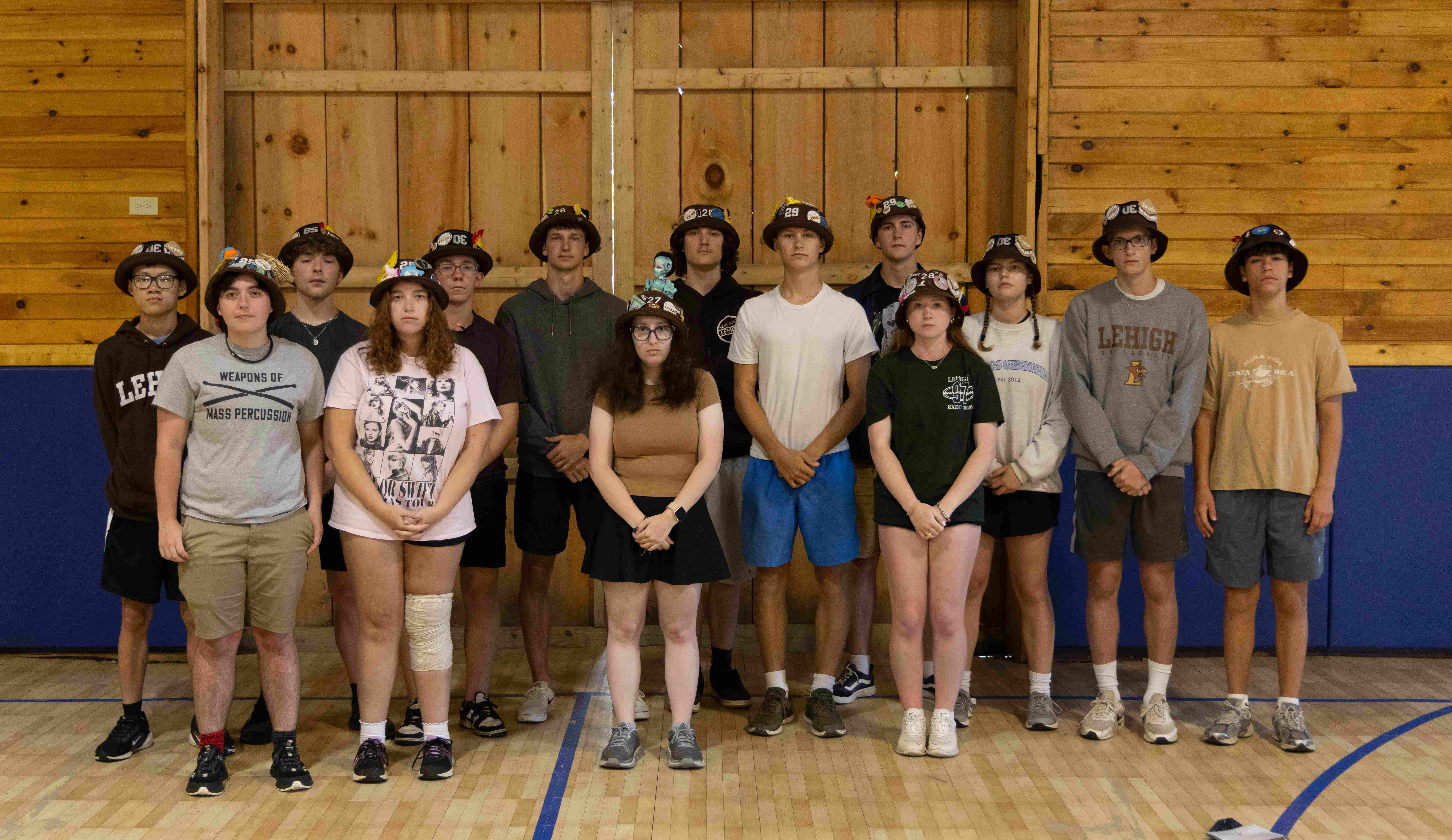 Ranks 3 and 12 in three rows with serious expressions.
